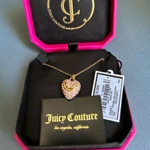 NWT Juicy Couture Heart Pendant Necklace